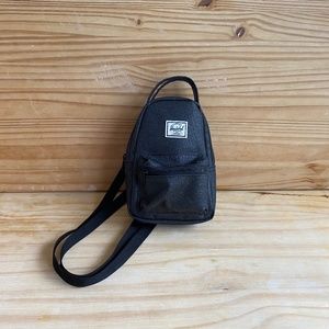 HERSCHEL Grey Sparkle Pocketbook Pouch